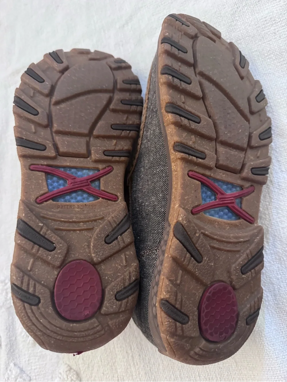 Twisted X Casual Shoes EcoTWX MXC0010 Slip on Driving Moc Tweed Patches 11.5